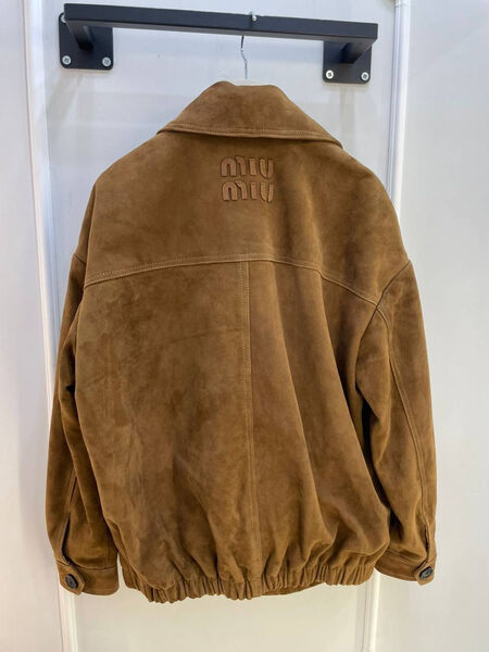 Куртка Miu Miu женский замша 156576-3