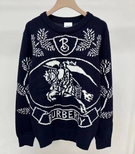 Свитер Burberry женский вязаная ткань черный 166917