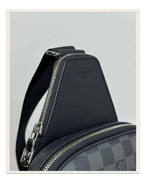 Мужская сумка слинг Louis Vuitton мужской канва черный 152763-6