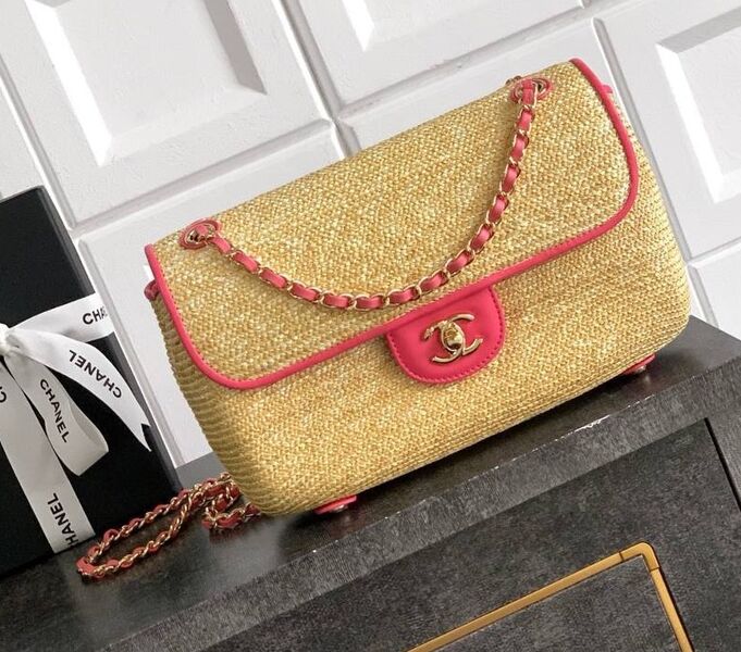 Сумка Chanel женский текстиль бежевый 199644