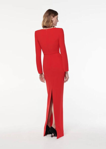 Платье Roland Mouret женский бордовый 169965-3