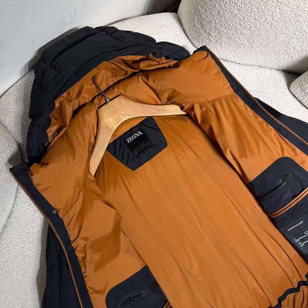 Мужской пуховик Zegna мужской черный 167527-9
