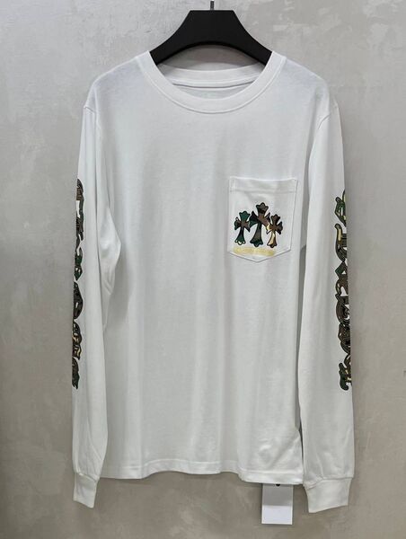 Лонгслив Chrome Hearts женский белый 196991