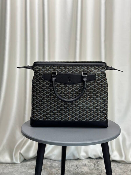 Мужская сумка Goyard мужской кожа черный 173011-4