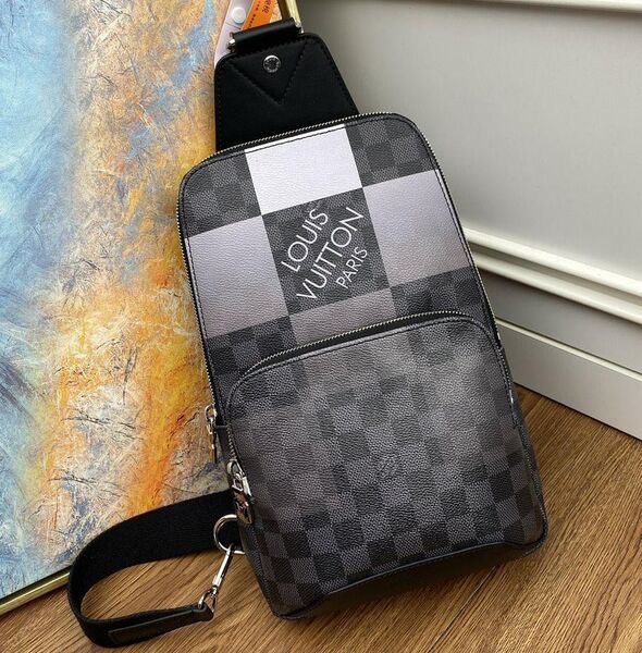 Мужская сумка слинг Louis Vuitton Avenue мужской канва черный 76590