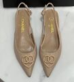 Туфли Christian Dior женский кожа бежевый 180646-1