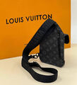 Мужская сумка слинг Louis Vuitton мужской кожа черный 149935-6