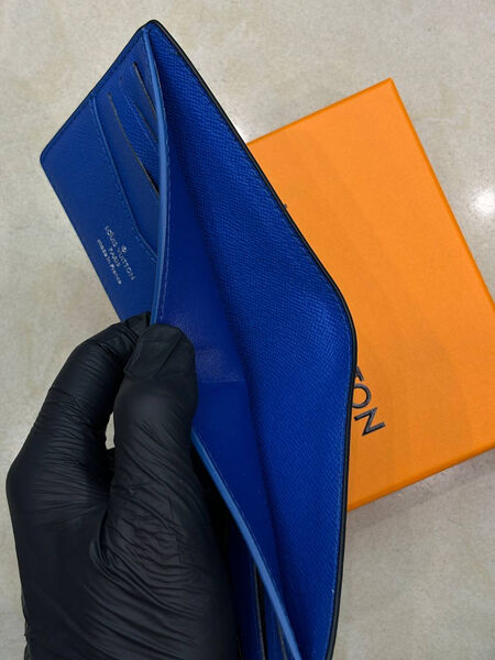 Мужской портмоне Louis Vuitton мужской кожа черный 173922-5