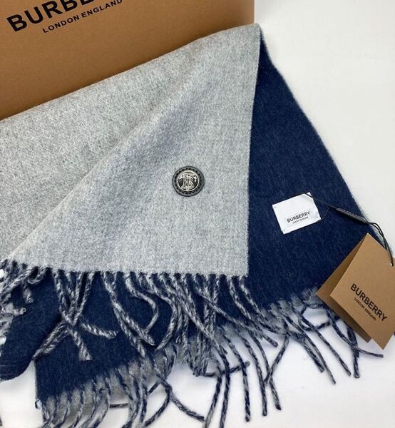 Мужской шарф Burberry мужской синий 54163