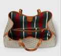 Сумка Gucci Emble женский канва графитовый 184932-3