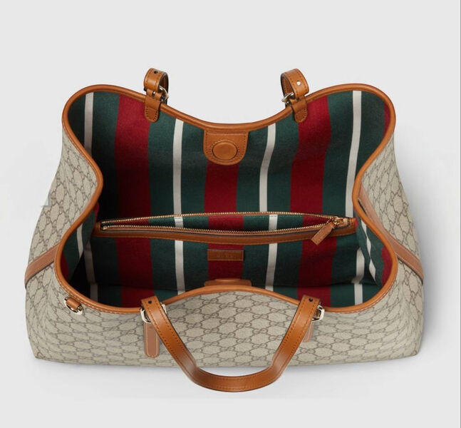 Сумка Gucci Emble женский канва графитовый 184932-3