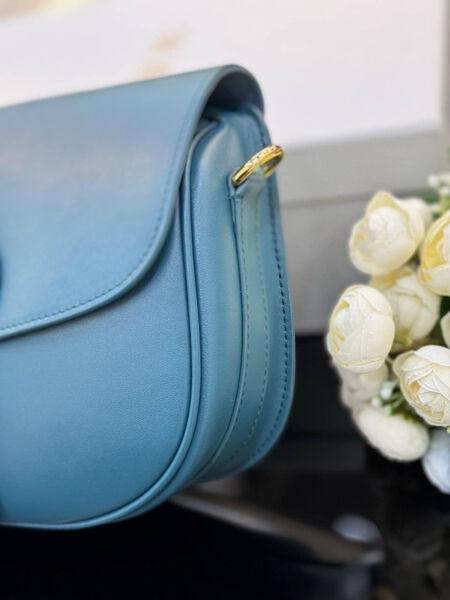Сумка Christian Dior Bobby женский кожа бирюзовый 142001-4