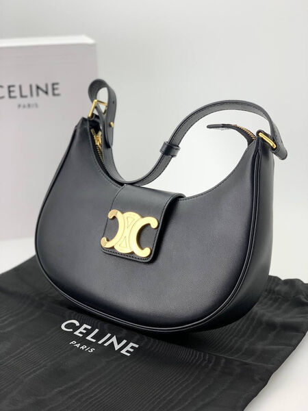 Сумка Celine женский кожа черный 120991-10