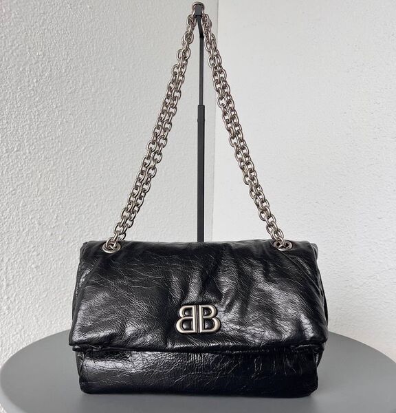 Сумка Balenciaga женский кожа черный 126355
