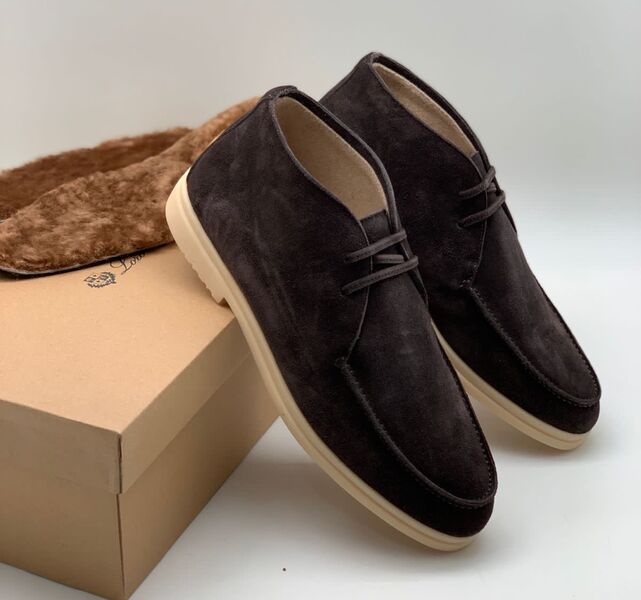 Мужские лоферы Loro Piana мужской замша 48035