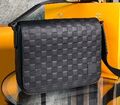 Мужская сумка мессенджер Louis Vuitton мужской кожа черный 129945-1