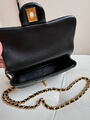 Сумка Chanel женский кожа черный 155760-4