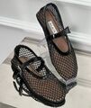 Балетки Alaïa женский черный 138211
