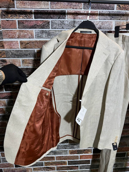 Мужской костюм Brunello Cucinelli мужской графитовый 153473-7