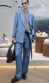 Костюм Brunello Cucinelli женский бирюзовый 177305