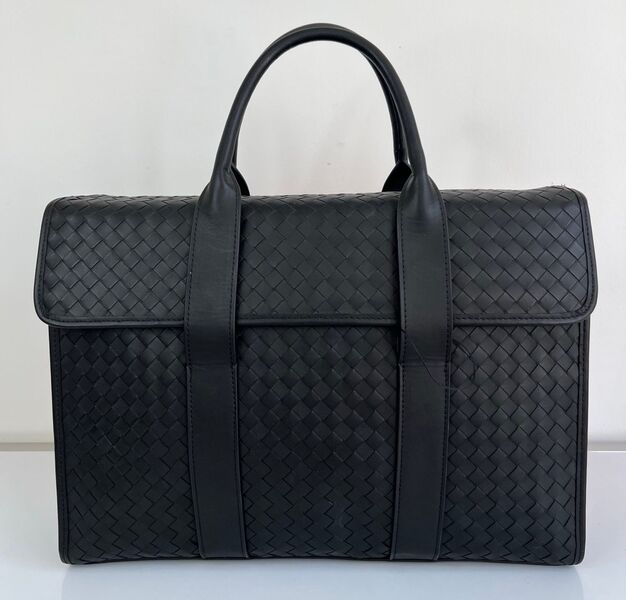 Мужской портфель Bottega Veneta мужской кожа черный 149903