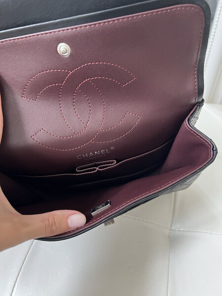 Сумка Chanel Vintage 25 см женский кожа черный 102745-4