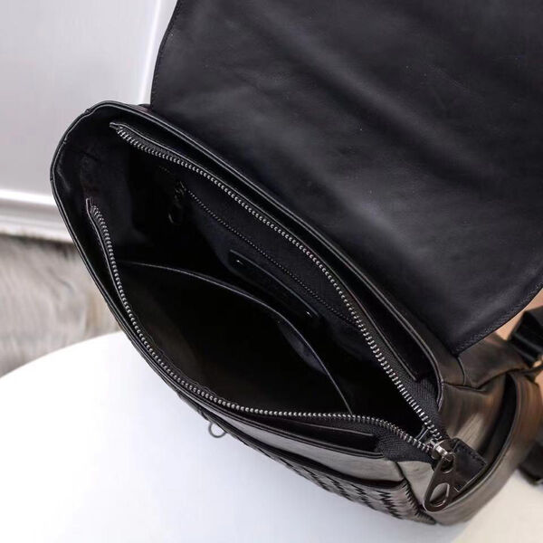 Мужская сумка-рюкзак Bottega Veneta мужской кожа черный 108399-8