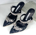 Туфли Manolo Blahnik женский черный 80831-1