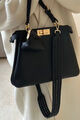 Сумка Fendi женский кожа черный 191360-1