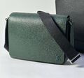 Мужская сумка мессенджер Louis Vuitton мужской кожа болотный 129946-1
