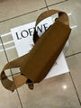 Мужская сумка мессенджер Loewe мужской замша бежевый 168842-5
