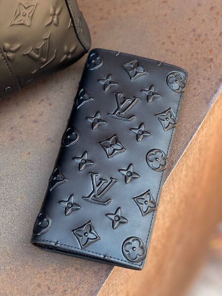 Мужской купюрник Louis Vuitton мужской кожа черный 51904-4