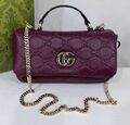 Сумка Gucci женский кожа винный 164572