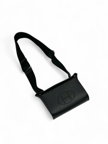 Мужская сумка слинг Hermès мужской черный 120962-4