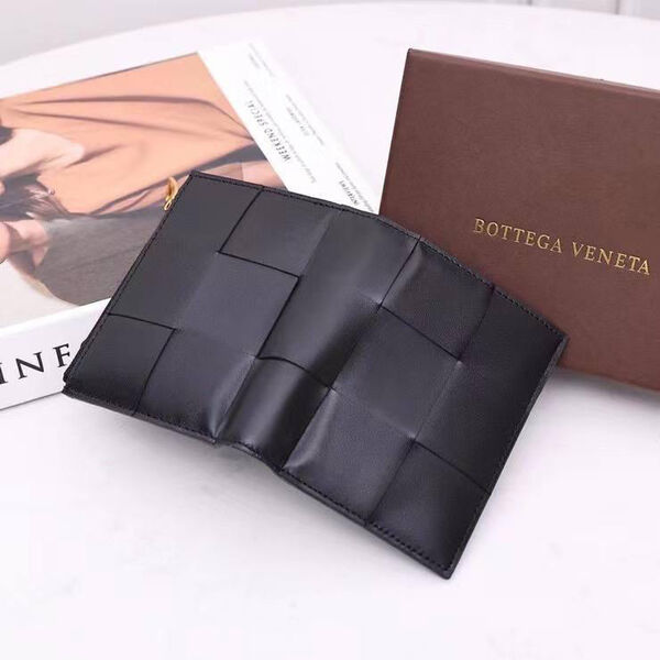 Мужской портмоне Bottega Veneta мужской кожа черный 104177-2