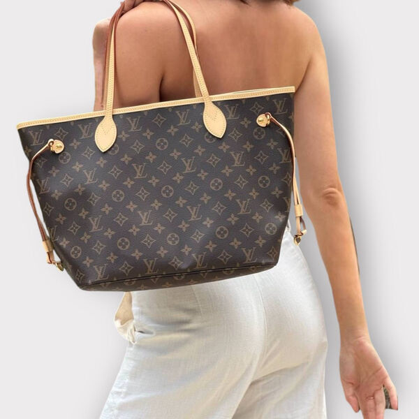 Сумка Louis Vuitton Neverfull женский кожа 97474-12