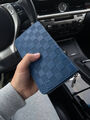 Мужской картхолдер Louis Vuitton мужской кожа синий 108697-2