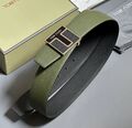Мужской ремень двухсторонний Tom Ford мужской кожа chèvre хаки 152800