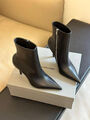 Ботильоны Balenciaga женский кожа черный 124971-3