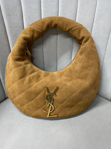 Сумка Saint Laurent мини женский замша бежевый 197123