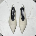 Туфли Jil Sander женский кожа белый 172679-3