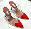 Туфли Alaïa женский кожа swift бордовый 146198