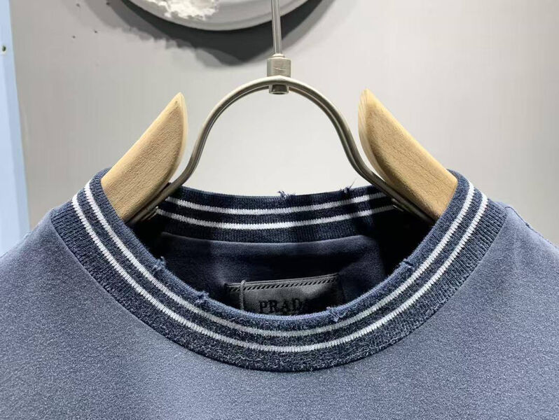 Мужская футболка Prada мужской синий 174537-4