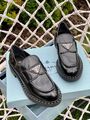 Лоферы Prada женский кожа черный 40843-13