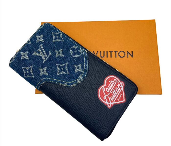Кошелек Louis Vuitton женский кожа синий 31969