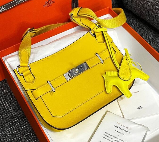 Сумка Hermèsjypsiere Mini женский горчичный 116249