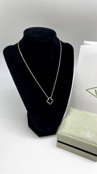 Колье Van Cleef черный 176098-2