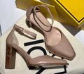 Туфли Fendi женский кожа розовый 112185-1