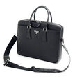 Мужской портфель Prada мужской кожа черный 132092-3