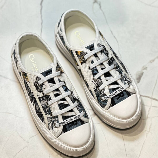 Кеды Christian Dior женский текстиль белый 159048-3